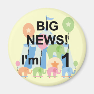 Imán Big News Circus Camisetas y regalos de cumpleaños