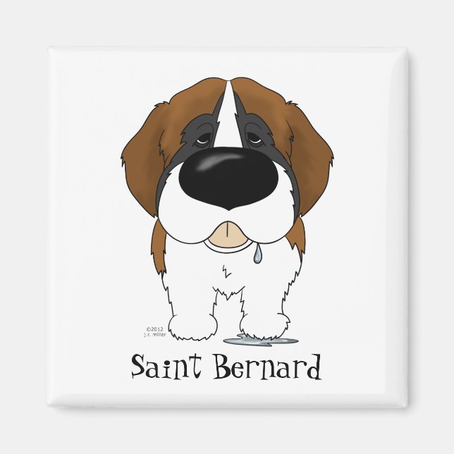 Imán Big Nose Saint Bernard (Frente)