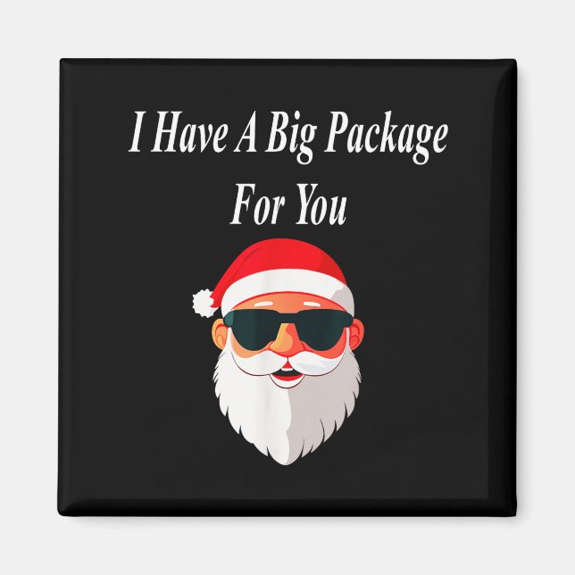 Imán Big Package Christmas Funny Naughty Dirty Raunchy  (Frente)