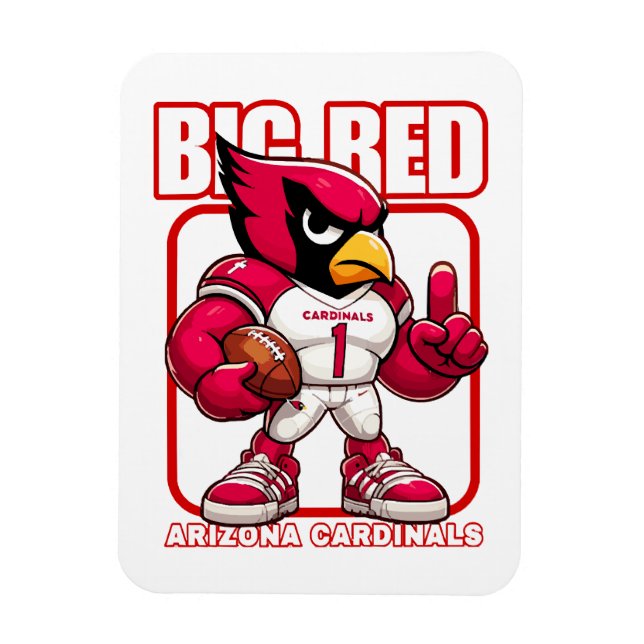 Imán Big Red número 1 (Vertical)