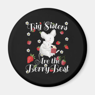 Imán Big Sisters Berry Best - Pun de fresa de ratón