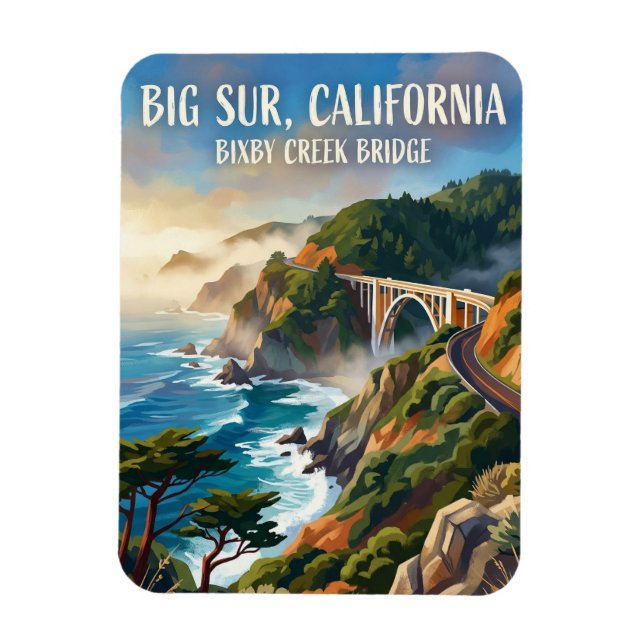 Imán Big Sur EE. UU. (Vertical)