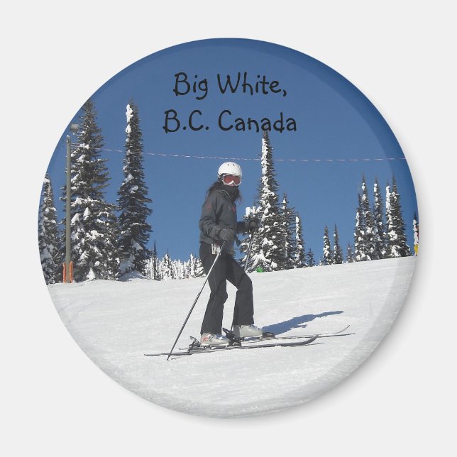 Imán Big White, Columbia Británica, Canadá (Frente)