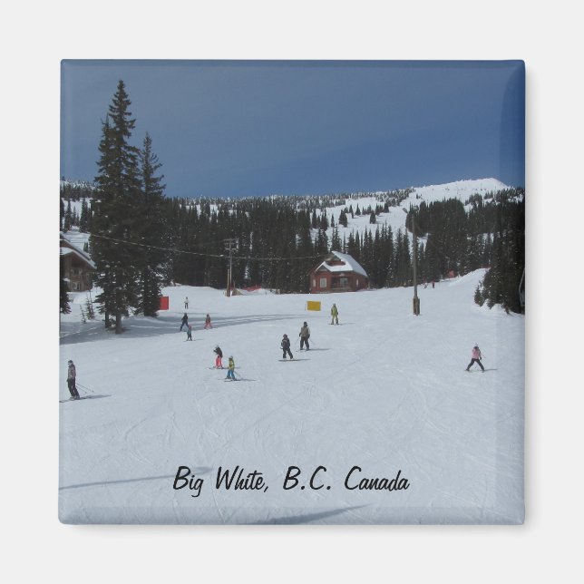 Imán Big White, Columbia Británica, Canadá (Frente)
