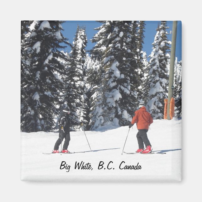 Imán Big White, Columbia Británica, Canadá (Frente)