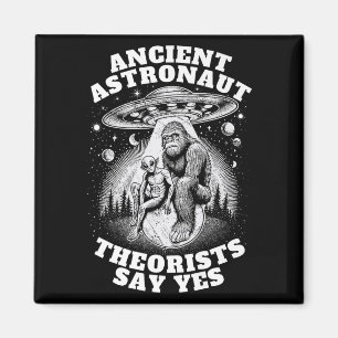 Imán Bigfoot Alien Y Ufo I Anciano Astronauta Theorismo