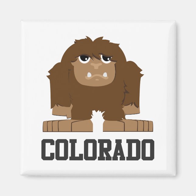 Imán Bigfoot Colorado (Frente)