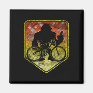 Imán Bigfoot en bicicleta de montaña Mtb divertido Bike