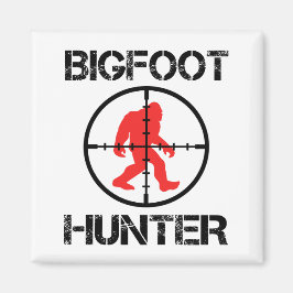 Imán Bigfoot Hunter Funny Bigfoot Lover