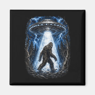 Imán Bigfoot ovni alienígena abducción divertida sasqua