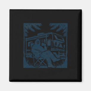 Imán Bigfoot Rv Autocaravana Camping Sasquatch Camper 