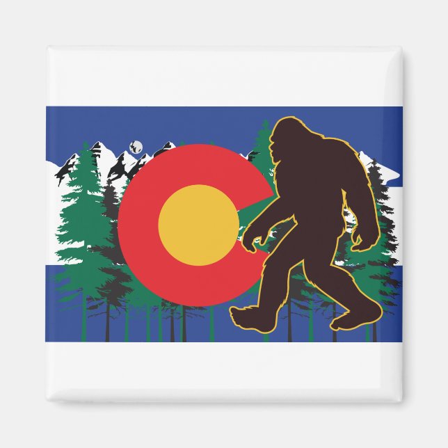 Imán Bigfoot Sasquatch (Frente)