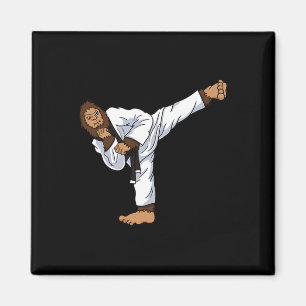 Imán Bigfoot Sasquatch Karate Taekwondo Kickboxing Kara