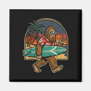 Imán Bigfoot surfista rock mano sasquatch rockero hombr