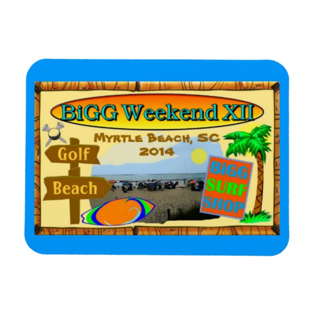 Imán BiGG Weekend XII Magnet (Horizontal)