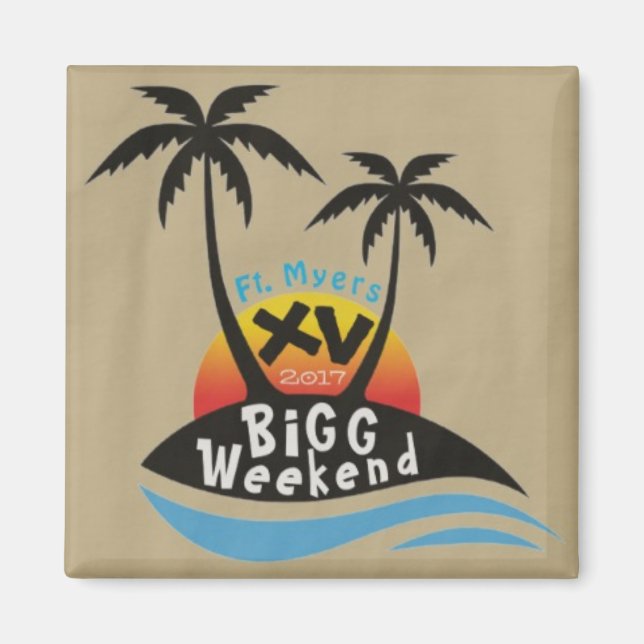 Imán BiGG Weekend XV Magnet (Frente)