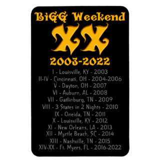 Imán BiGG Weekend XX Magnet de Historia