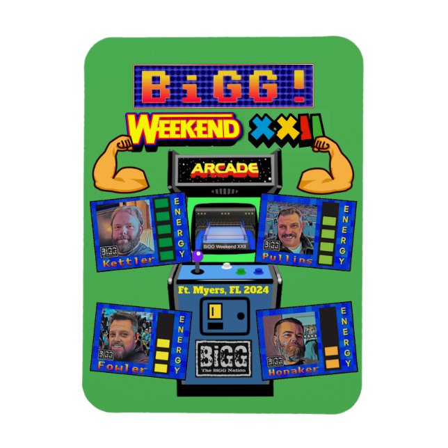 Imán BiGG Weekend XXII Magnet (Vertical)