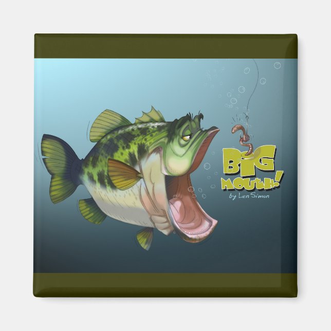 Imán BigMouth Bass (Frente)