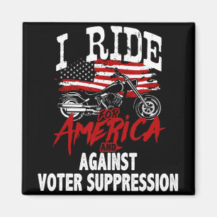 Imán Biker anti Trump se resiste a la supresión de vota