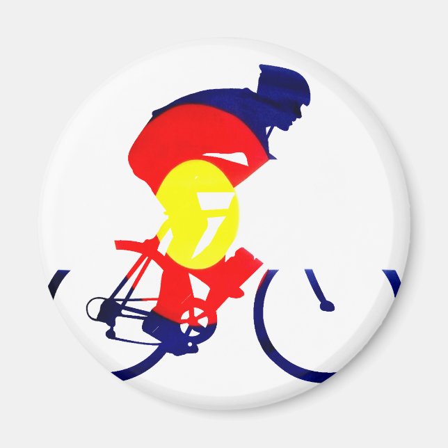 Imán Biker de Colorado (Frente)
