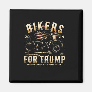 Imán Biker Para Trump 2024