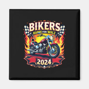 Imán Bikers Para Harris Wheimer 2024 Harris Waltz Elect