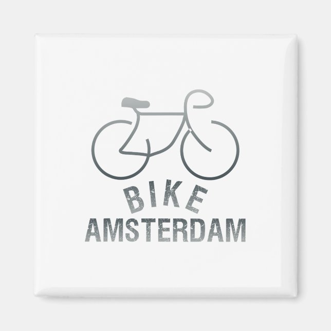 Imán Biking Amsterdam Netherlands Graphic _1  (Frente)