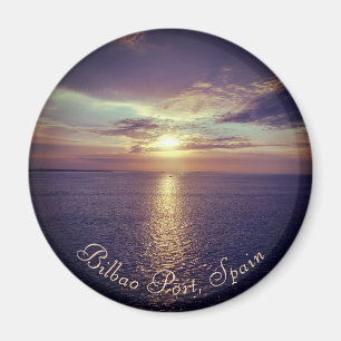Imán Bilbao Amanecer Sobre La Nevera Del Océano