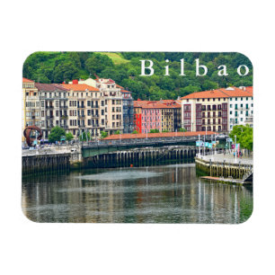 Imán Bilbao. Paisaje urbano con el río