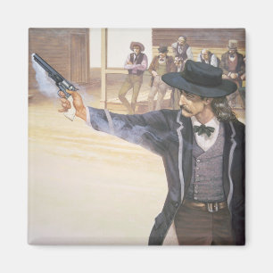 Imán "Bill salvaje" Hickok (1837-76) demuestra su marca