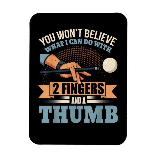 Imán Billar Divertido de Piscina (Vertical)