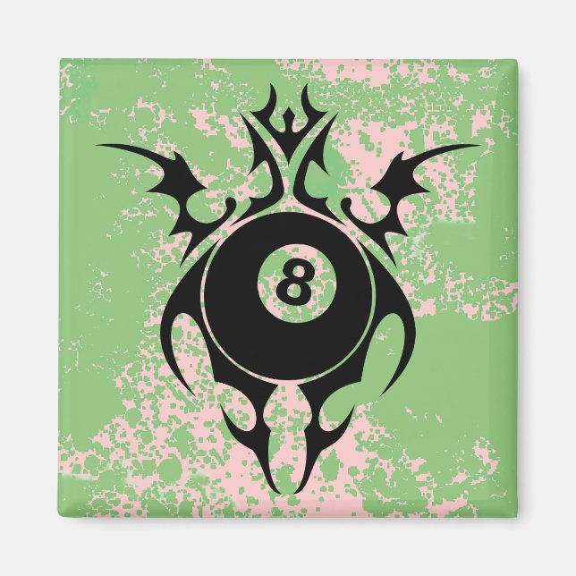 Imán billares, tribales. (Frente)