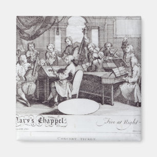 Imán Billete de concierto para la capilla de María