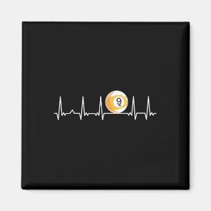 Imán Billiard Heartbeat Snooker Pool Chalk Billiard Pla