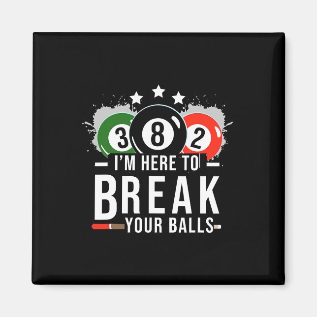 Imán Billiard Shirard - Billard Pool Break Rack (Frente)