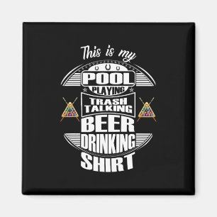 Imán Billiards 8 Ball Pool Player Sarcasm Novedad Humor
