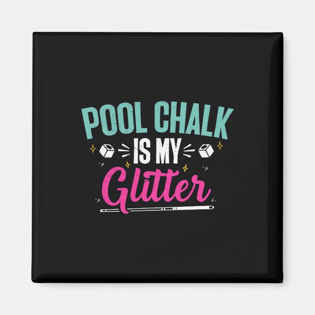 Imán Billiards Chalk Funny Pool Shooter Master Billiard (Frente)