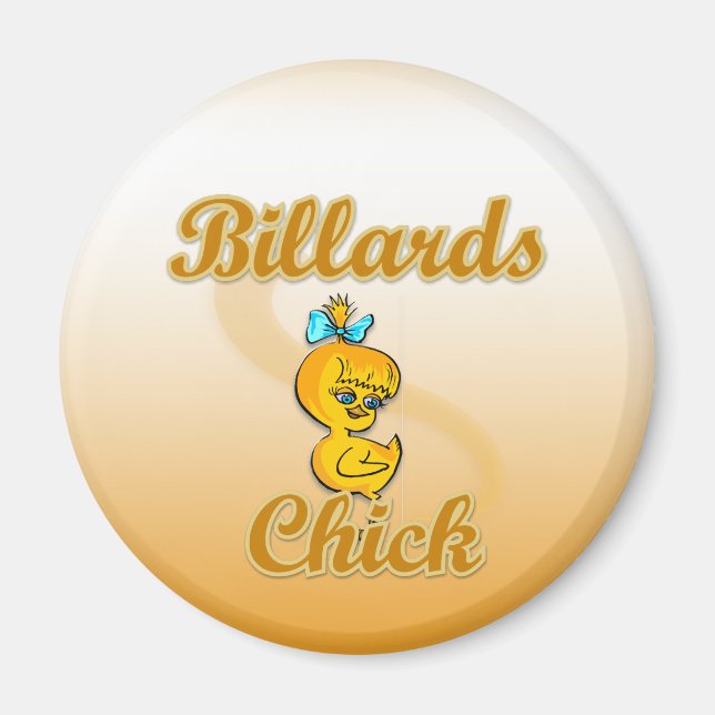 Imán Billiards Chick (Frente)