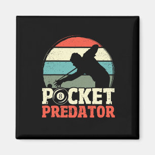 Imán Billiards Pocket Predator 8 Ball Funny Hombres Ret