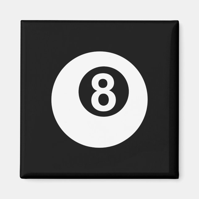 Imán Billiards Pool 8 Ll (Frente)