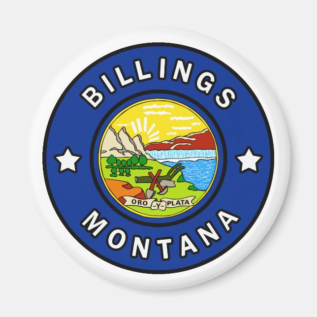 Imán Billings Montana (Frente)