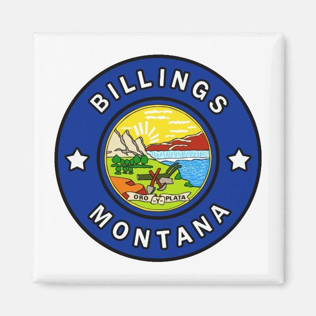 Imán Billings Montana (Frente)