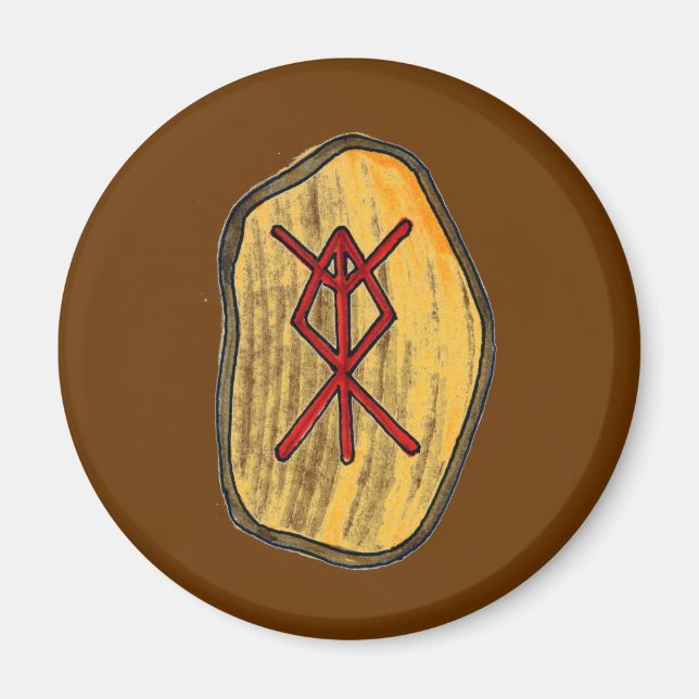 Imán Bind Rune: Protección residencial (Frente)