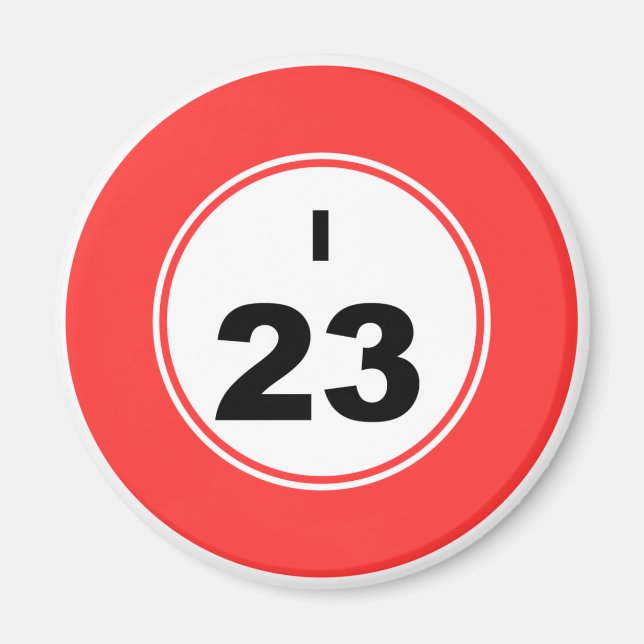 Imán Bingo Ball I (Frente)