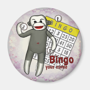 Imán Bingo de mono sock