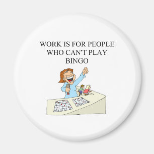 Imán BINGO golpea el trabajo