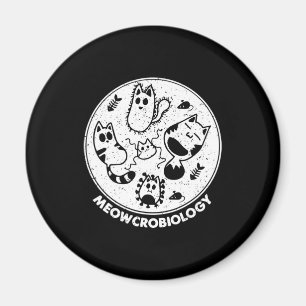 Imán Biología del Meowcro del Gato Científico