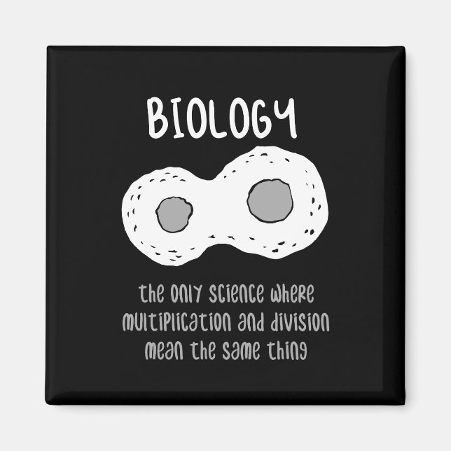 Imán Biología - La biología El único regalo científico (Frente)