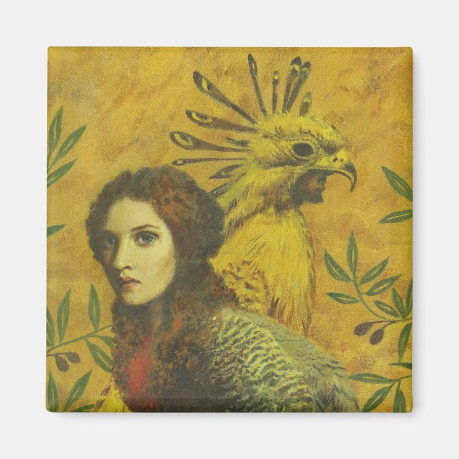 Imán Bird Lady Magnet (Frente)